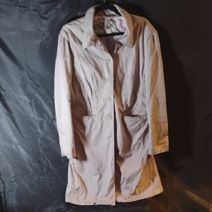 Jaclyn Smith Light Tan Trench Coat
